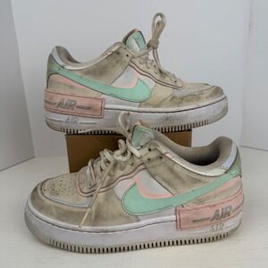 Nike Air Force 1 Shadow Spruce Aura Pistachio Frost CI0919-117 Womens Size 8
